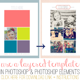 how to use a layered template, how to use a clipping mask
