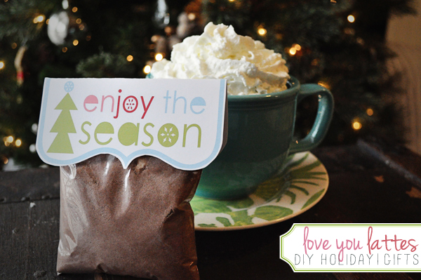 drink mix holiday gifts | love you latte