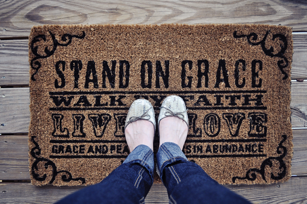 Bible Verse Welcome Mat by DaySpring