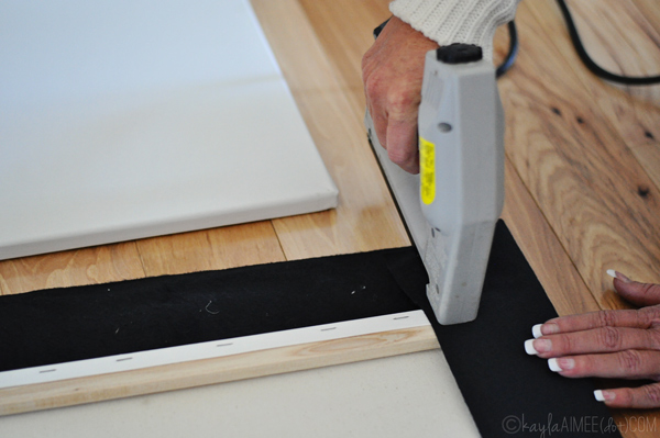 how to make your own felt board, DIY flannel board