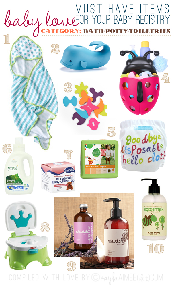 best baby bath items, best baby toiletries