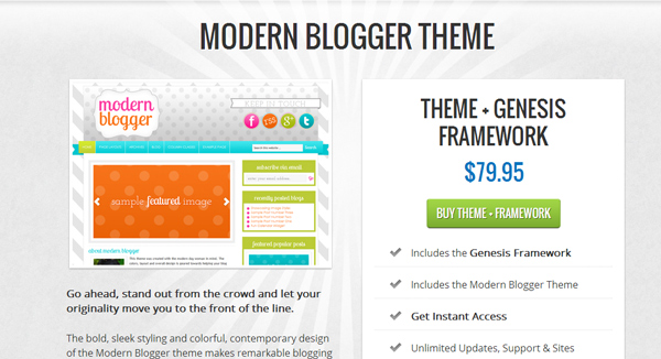 how to install wordpress themes, modern blogger theme