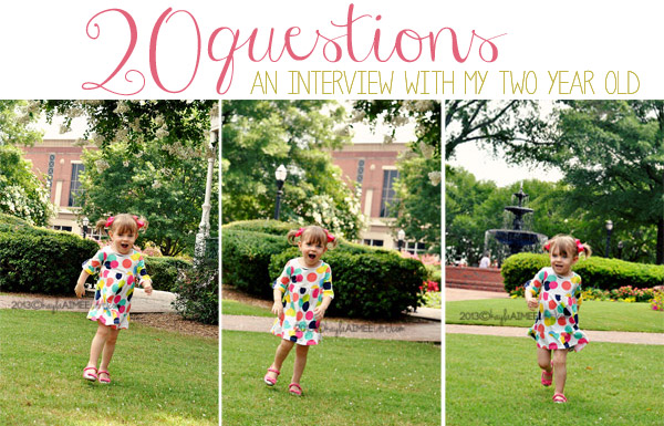 interview questions to ask a two year old
