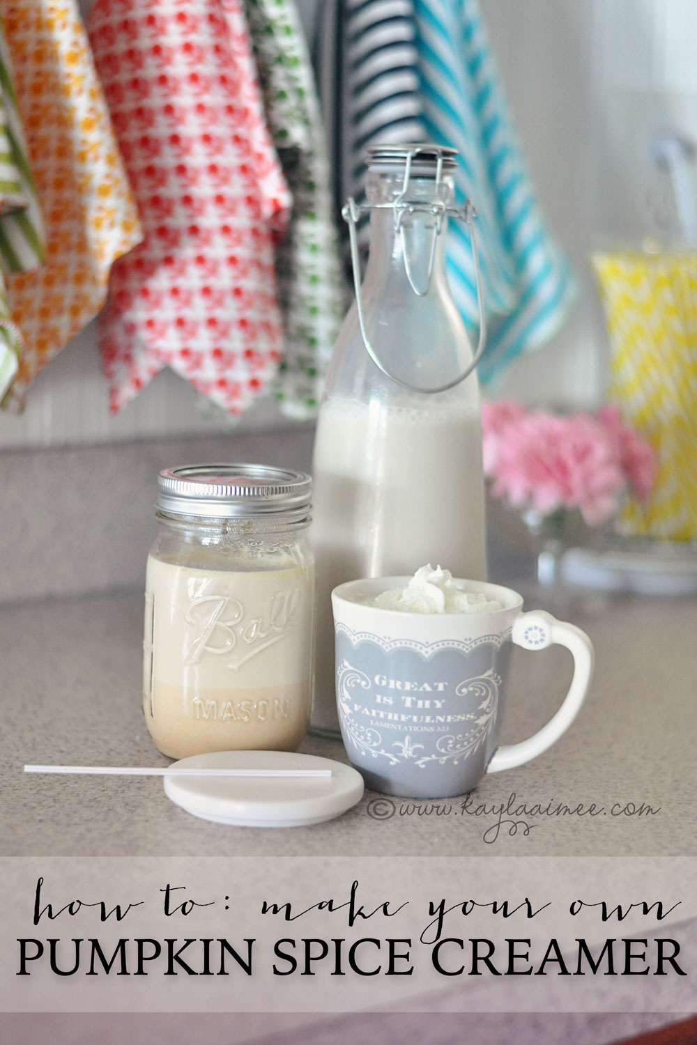 How To Make Your Own DIY Pumpkin Spice Creamer