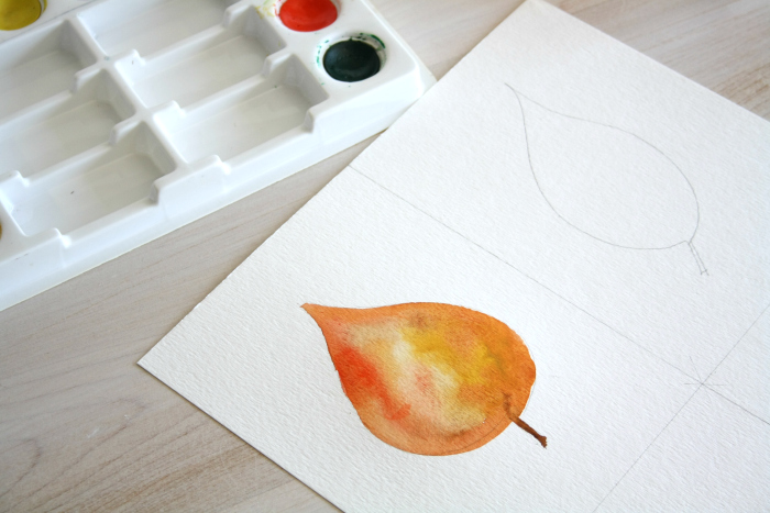 how to make a watercolor fall painting