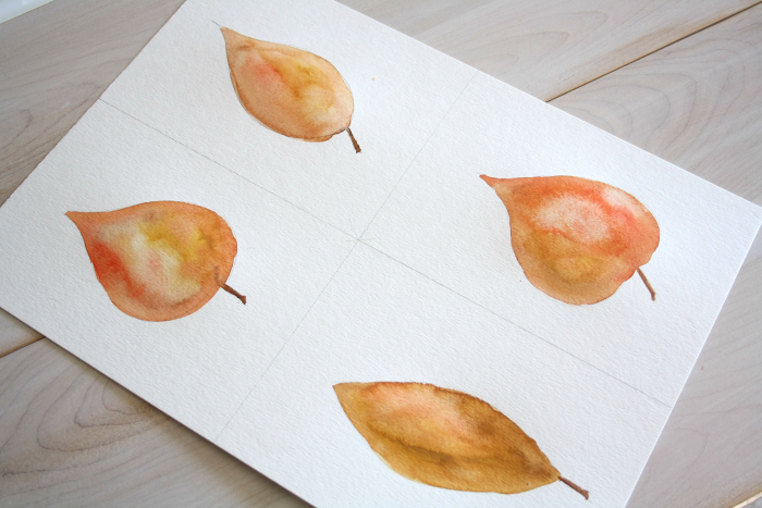 how to make a watercolor fall painting
