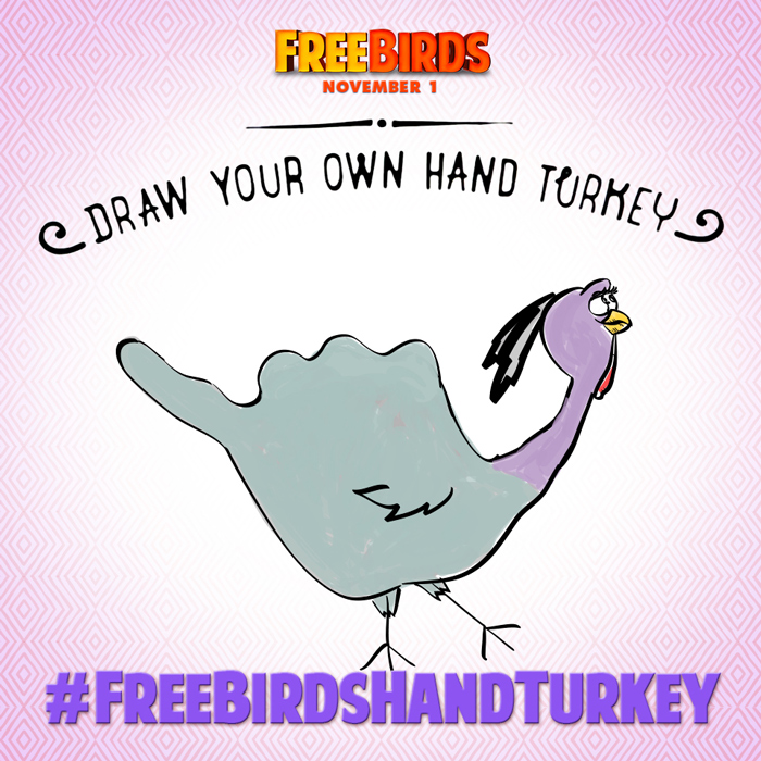 how to draw a hand turkey, #sponsored