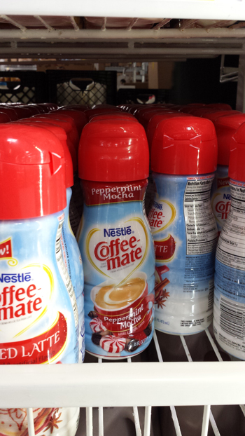 nestle coffeemate creamer in peppermint mocha #shop