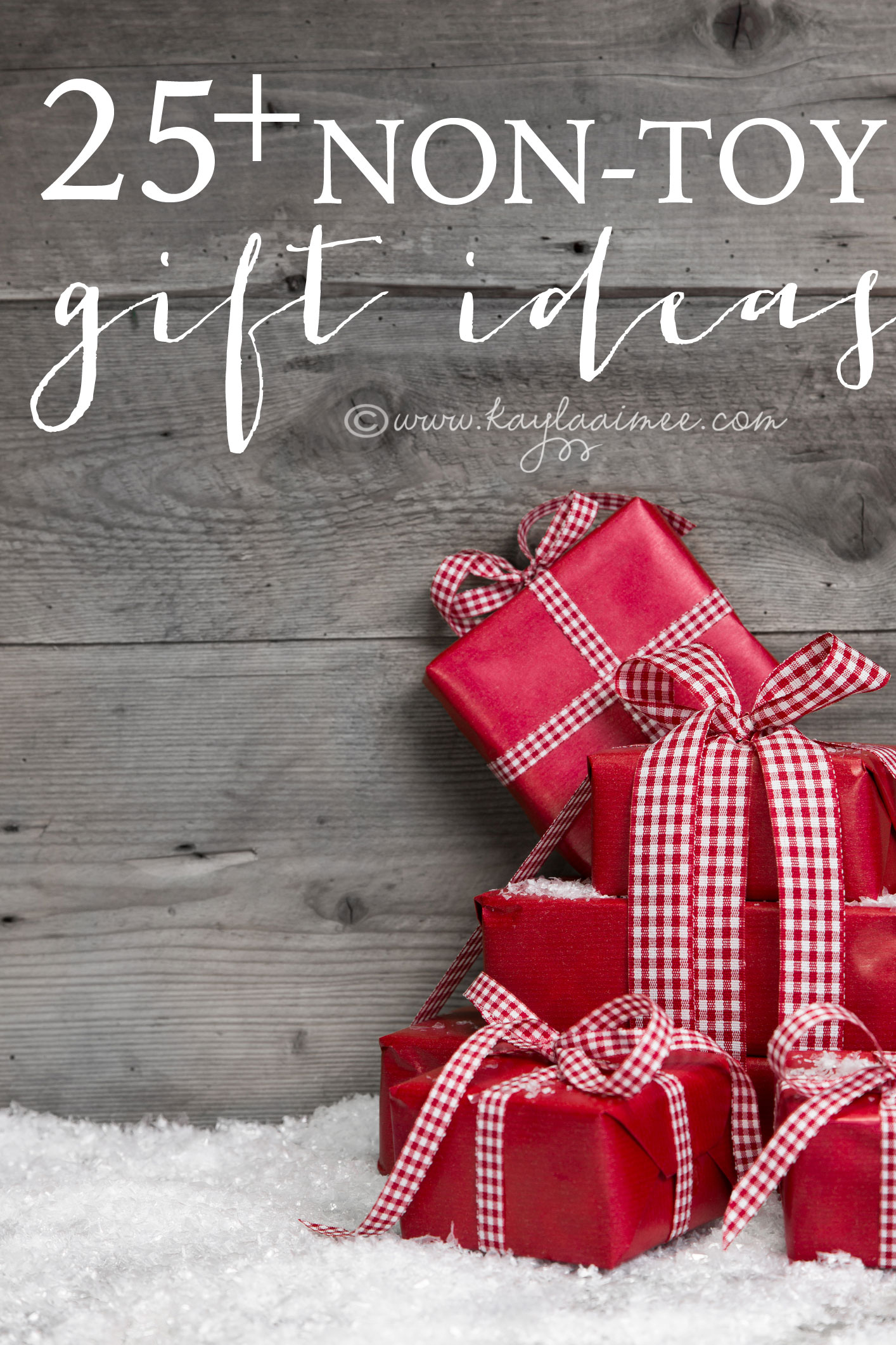 How To Have A No-Toy Christmas, Non-Toy Gift Ideas