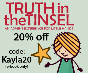 truth in the tinsel coupon code, advent activities for kids, family advent activities, #affiliate