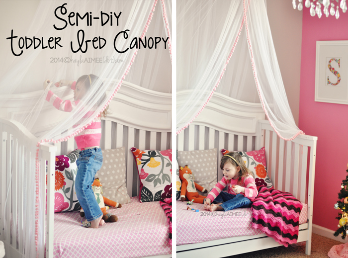 Toddler Bed Canopy DIY , Semi DIY toddler bed canopy