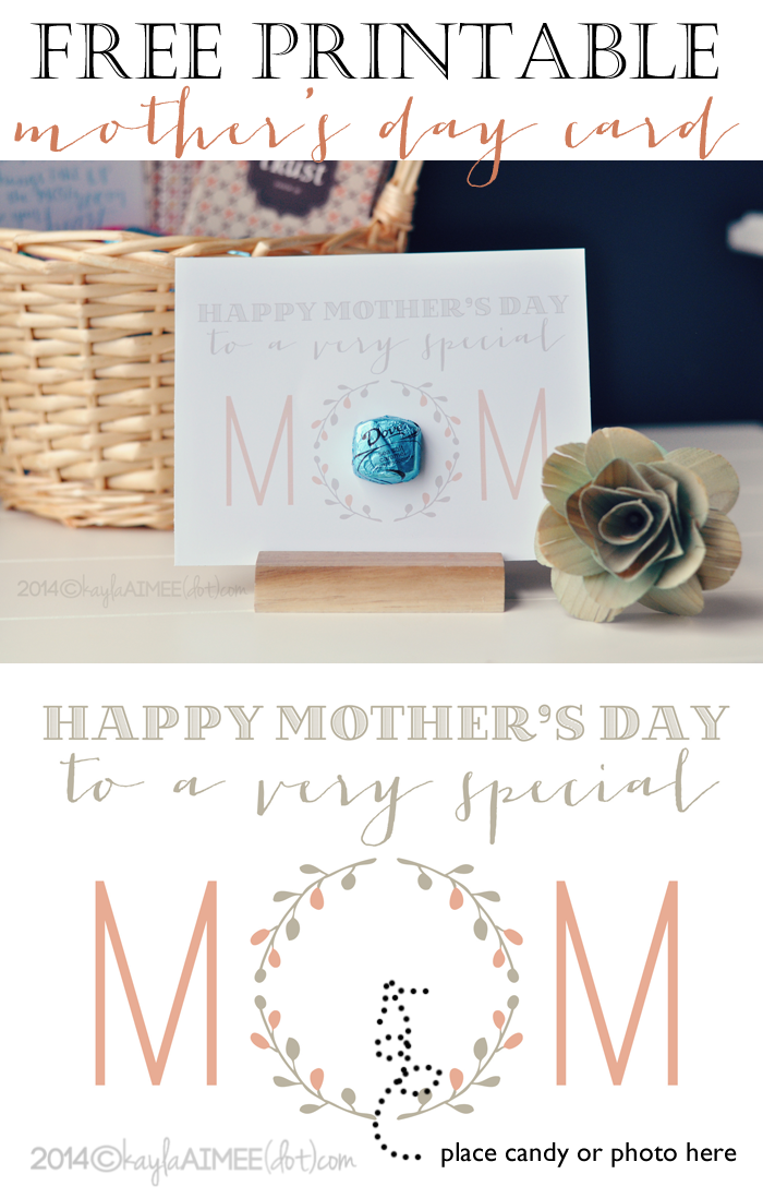 free mothers day card printable
