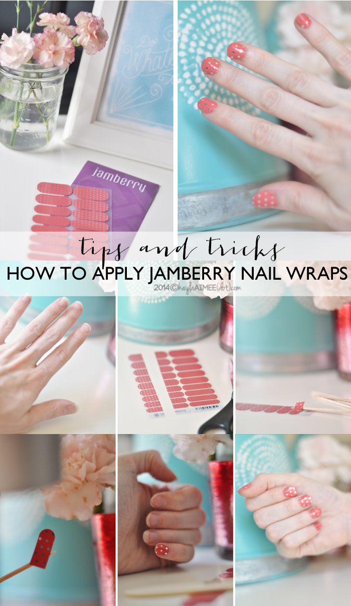 tips and tricks for how to apply jamberry nail wraps