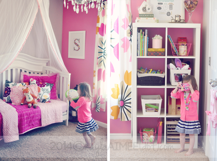 Scarlette's Pink Toddler Room