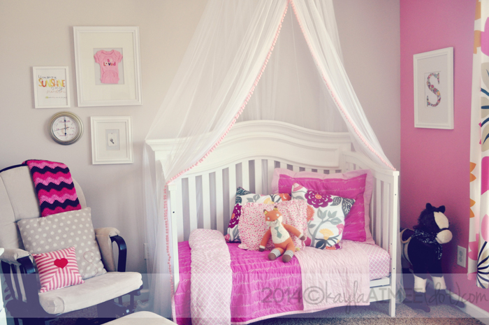 Scarlette's Toddler Canopy Bed