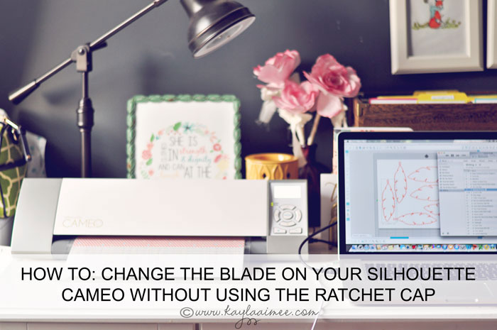 Silhouette Cameo Trick: Adjusting The Blade Without The Ratchet Cap