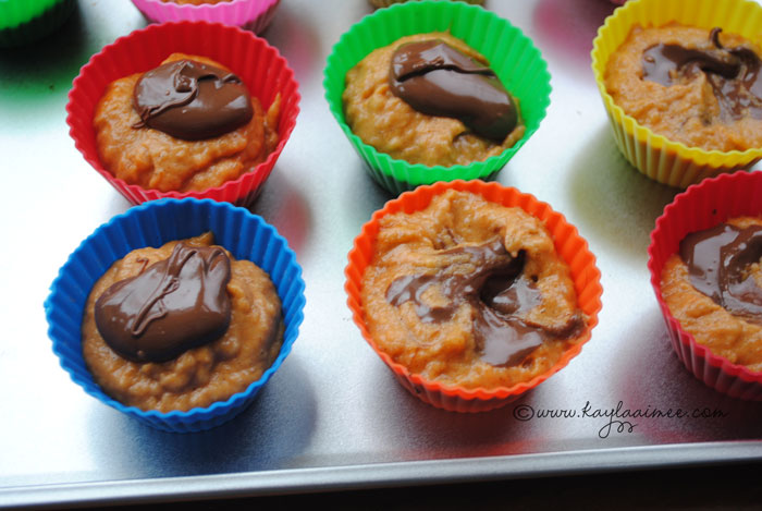 The Best Pumpkin Nutella Swirl Muffins Recipe