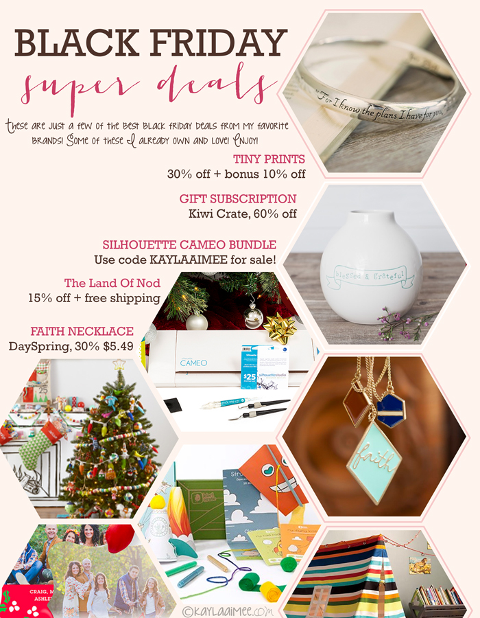 The Best Black Friday Coupon Codes For Tiny Prints, Silhouette, Kiwi Crate and DaySpring