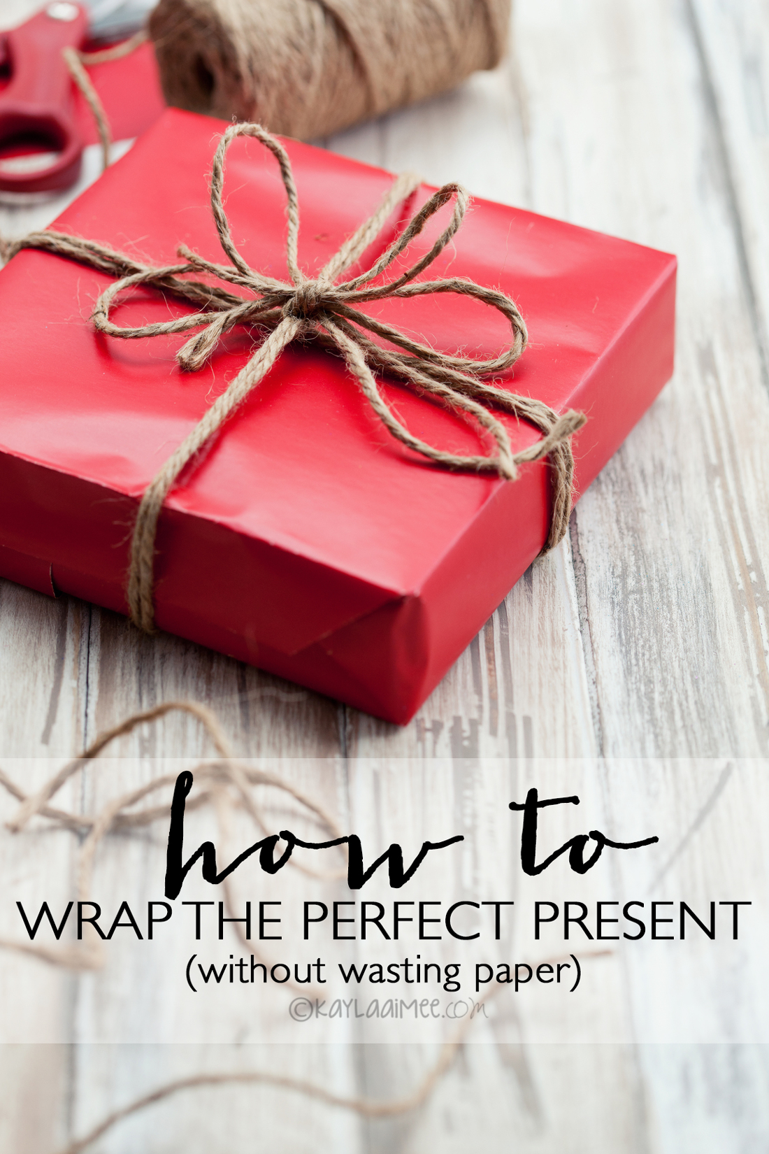 How To Wrap The Perfect Present WITHOUT Wasting Paper! Great tip!