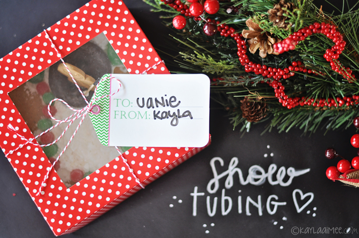 Creative Gift Giving Ideas: Make a Gingerbread Scene to show off an gift card or groupon!