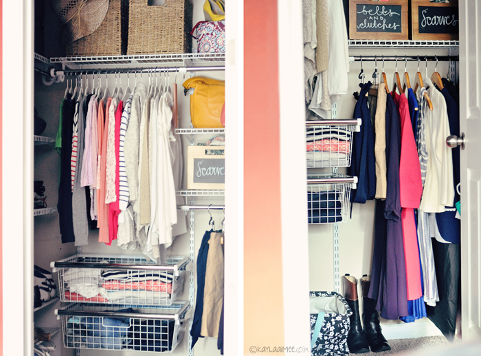 DIY Closet Makeover Before and After