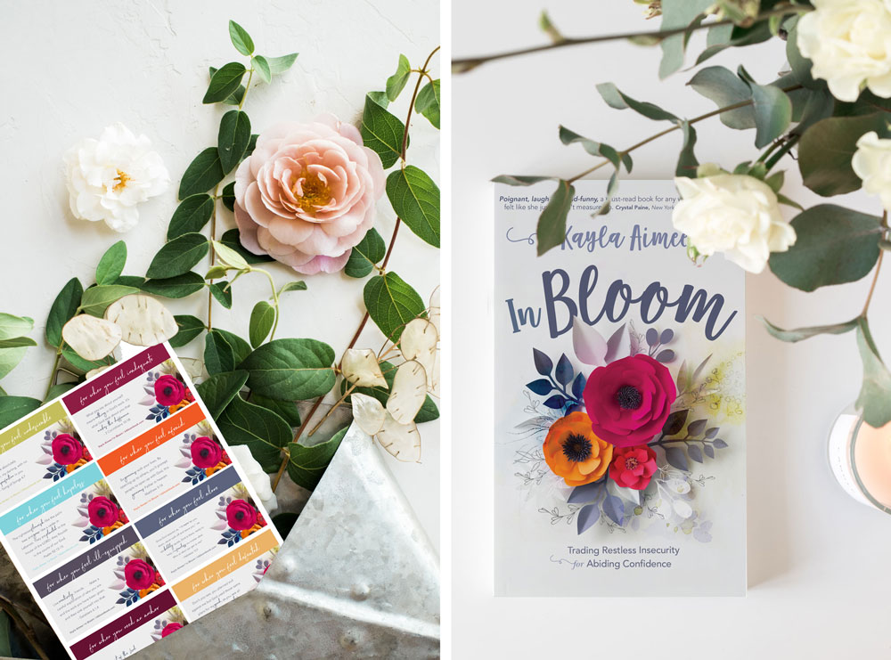 In Bloom by Kayla Aimee (free scripture affirmation cards with purchase)